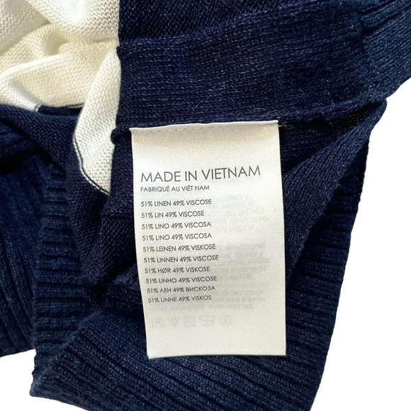 Club Monaco Striped Linen Boatneck Sweater - Picture 5 of 6